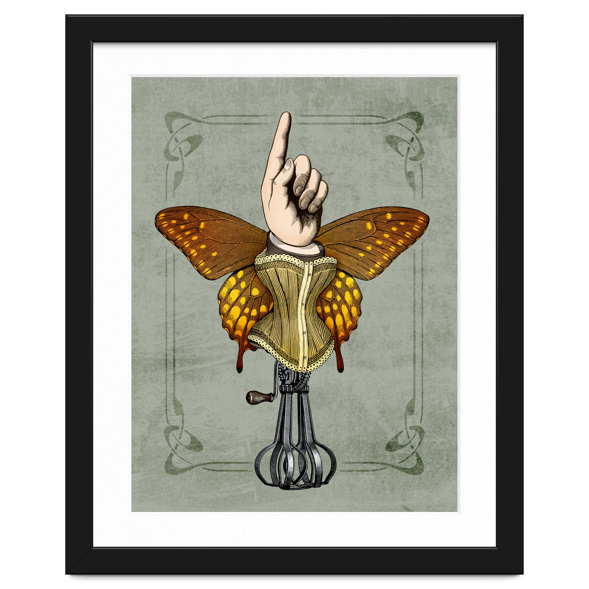 Butterhand Portrait