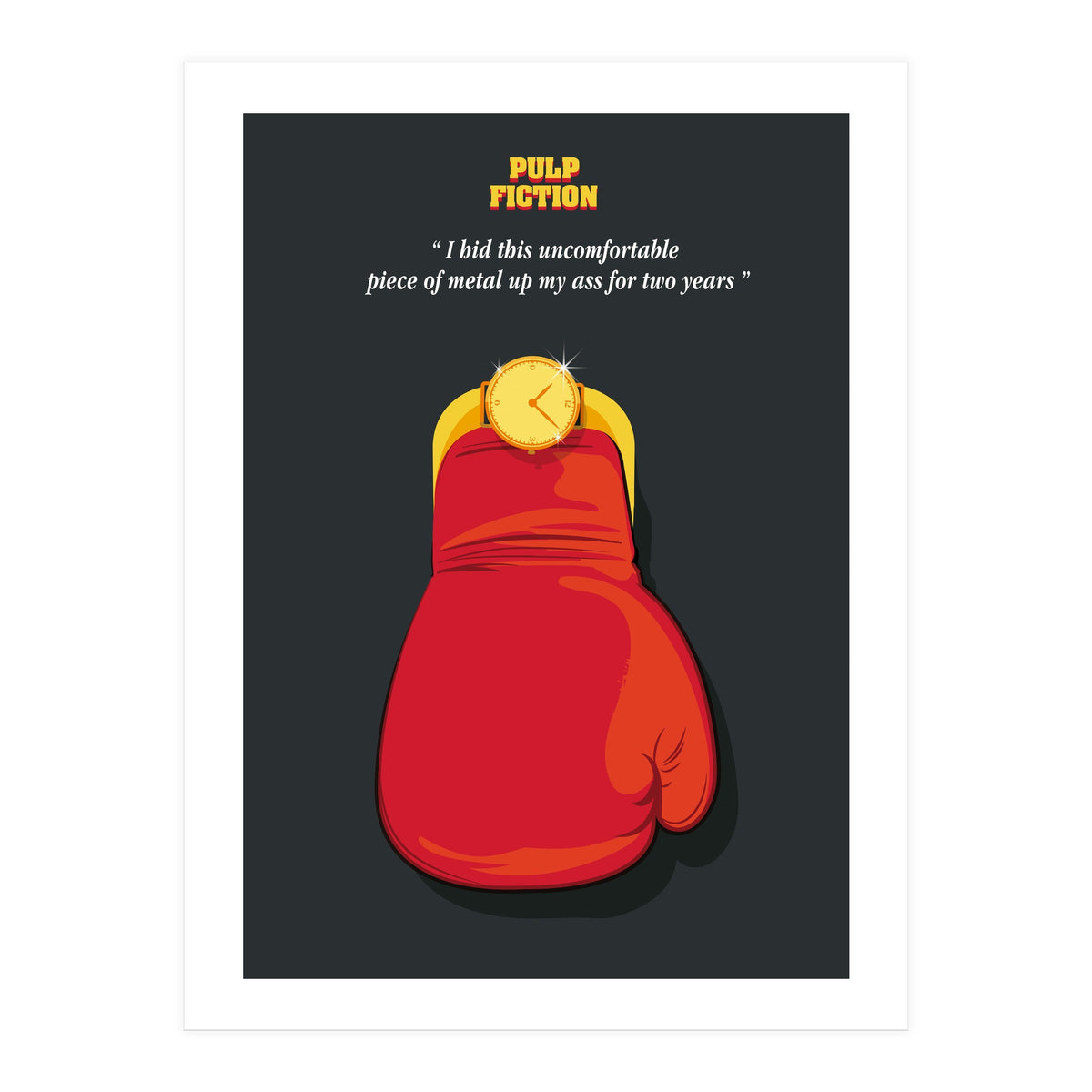 Butch Pulp Fiction movie poster (Print Only)