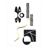 Black & White Abstract No. 3 | gold (Print Only) thumbnail