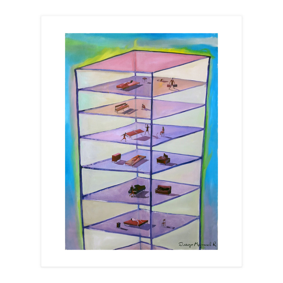 Edificio transparente 2 (Print Only)