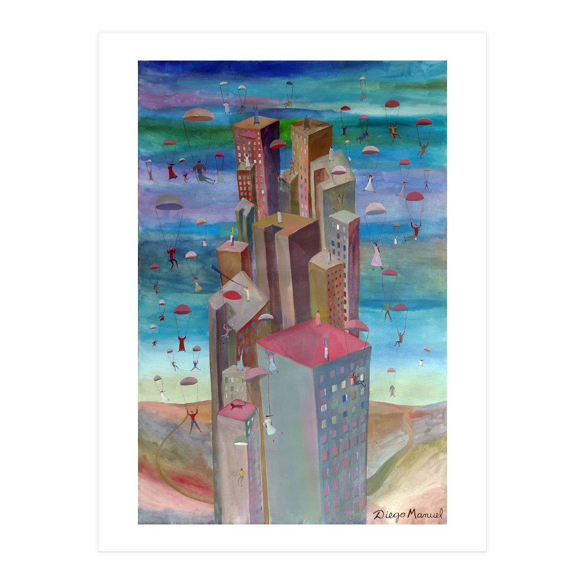 Los Paracaidistas (Print Only)