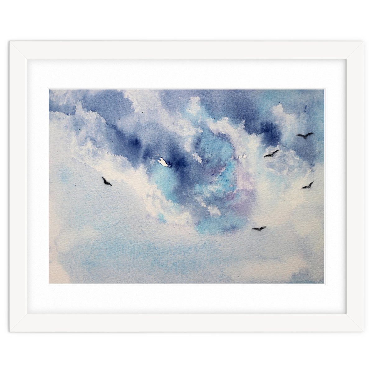 Dramatic sky || watercolor