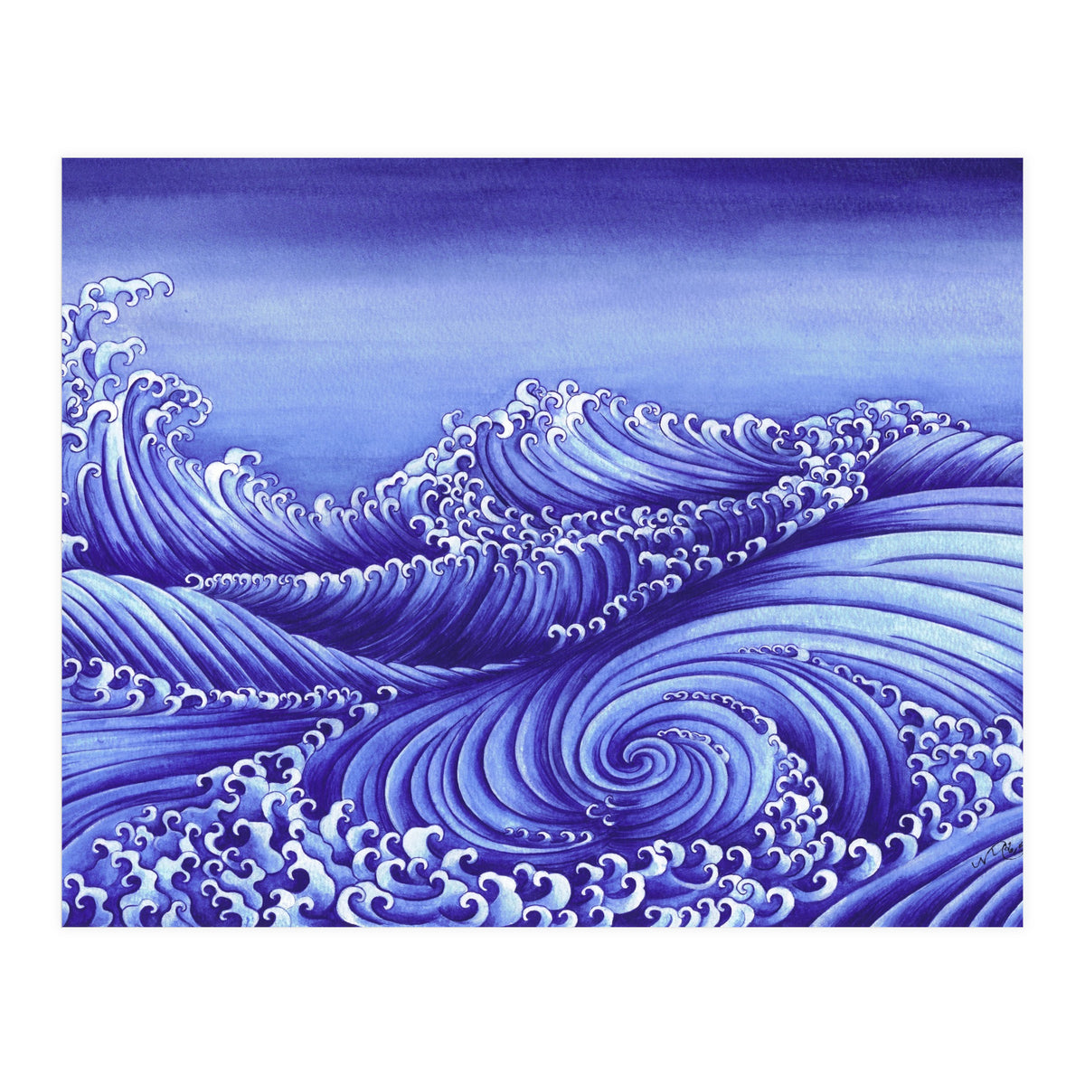 Turbulent Water Triptych part 1 (Print Only)