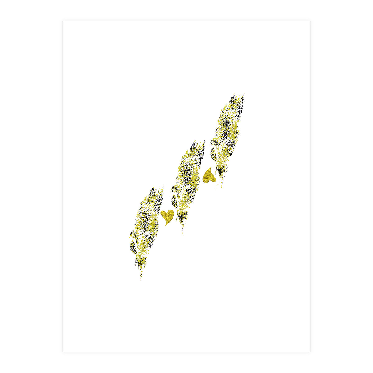 Golden Hearts (Print Only)