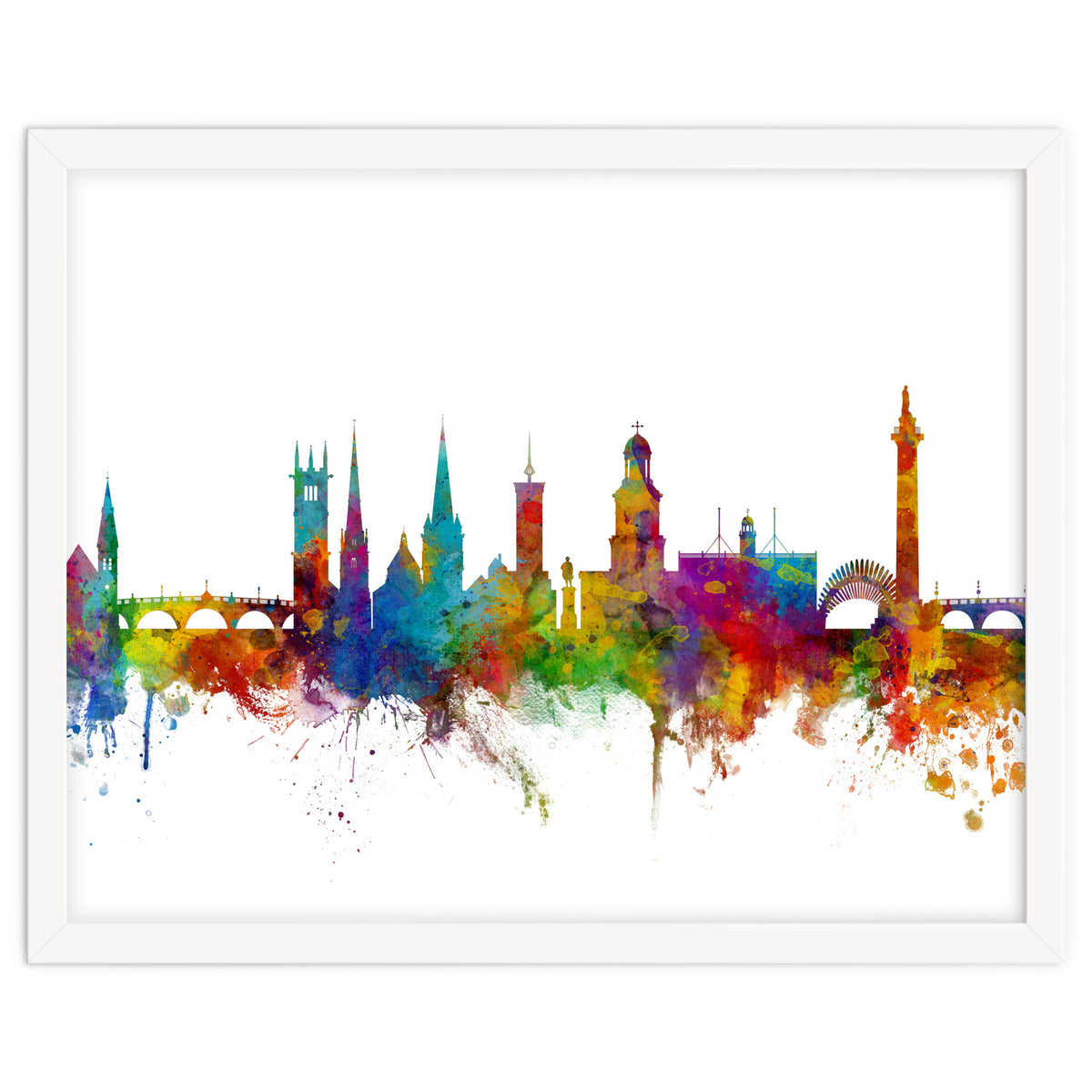 Shrewsbury England Skyline