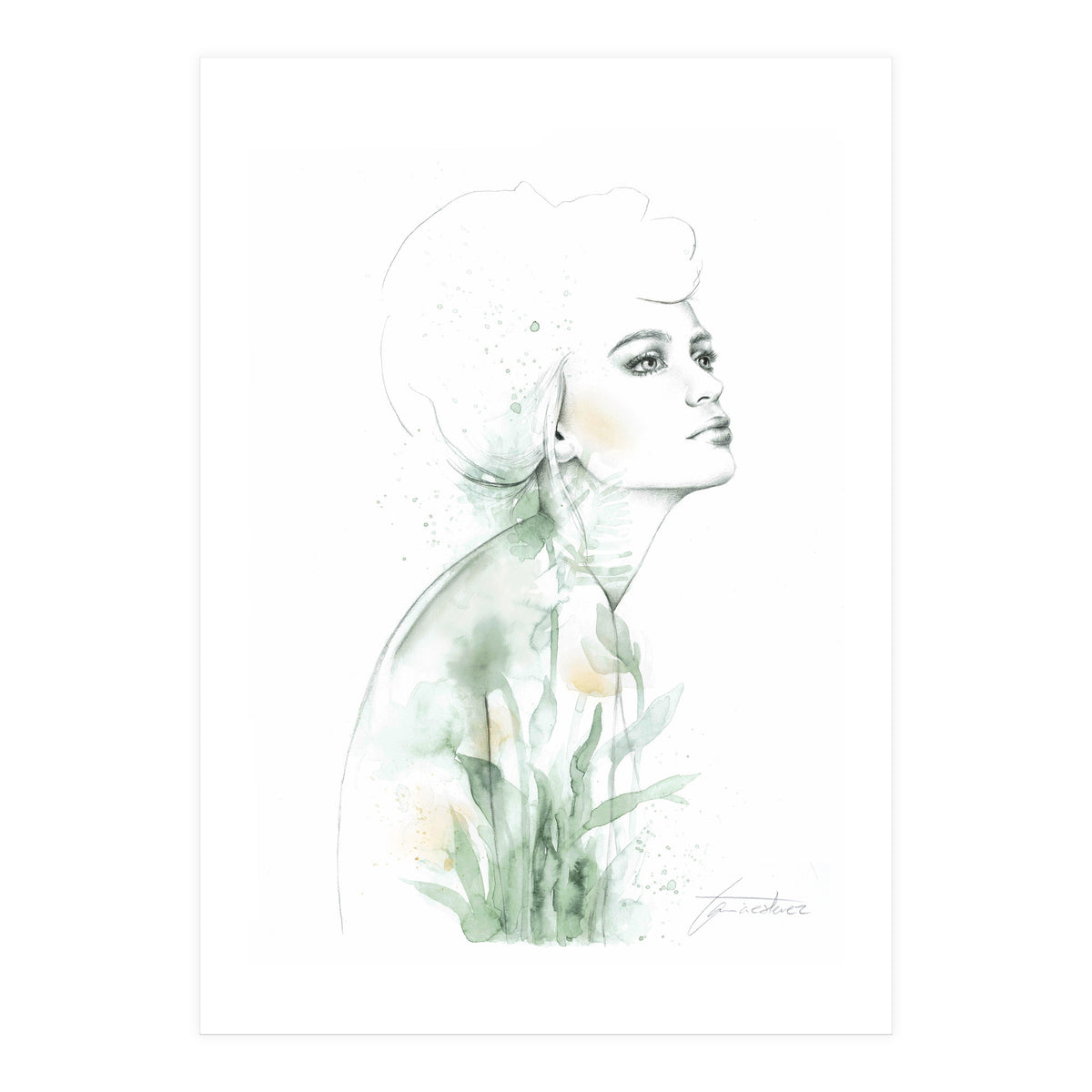 Volatile Flowers I (Print Only)