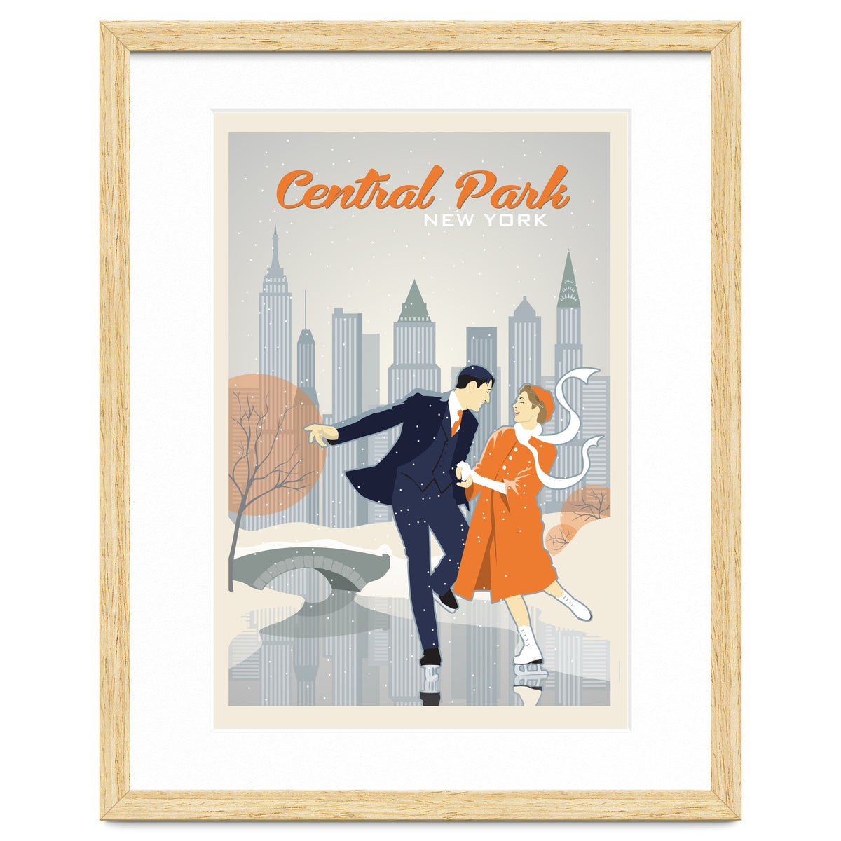 Skating in Central Park