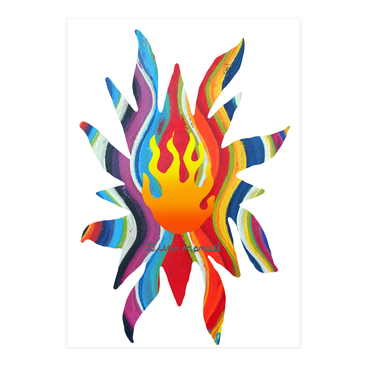 Fuego 24 Copia (Print Only)