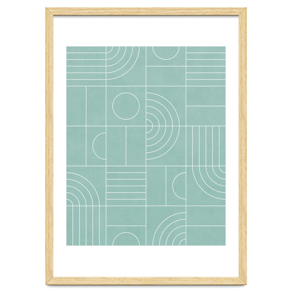 My Favorite Geometric Patterns No.25 - Light Blue