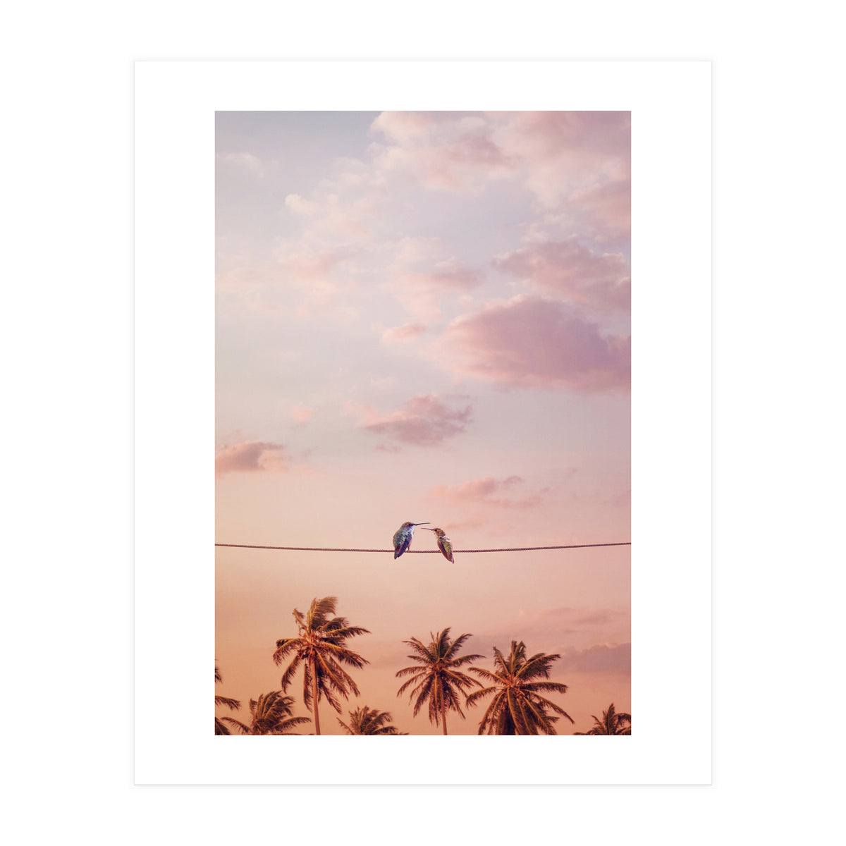 Hummingbirds In Love (Print Only)