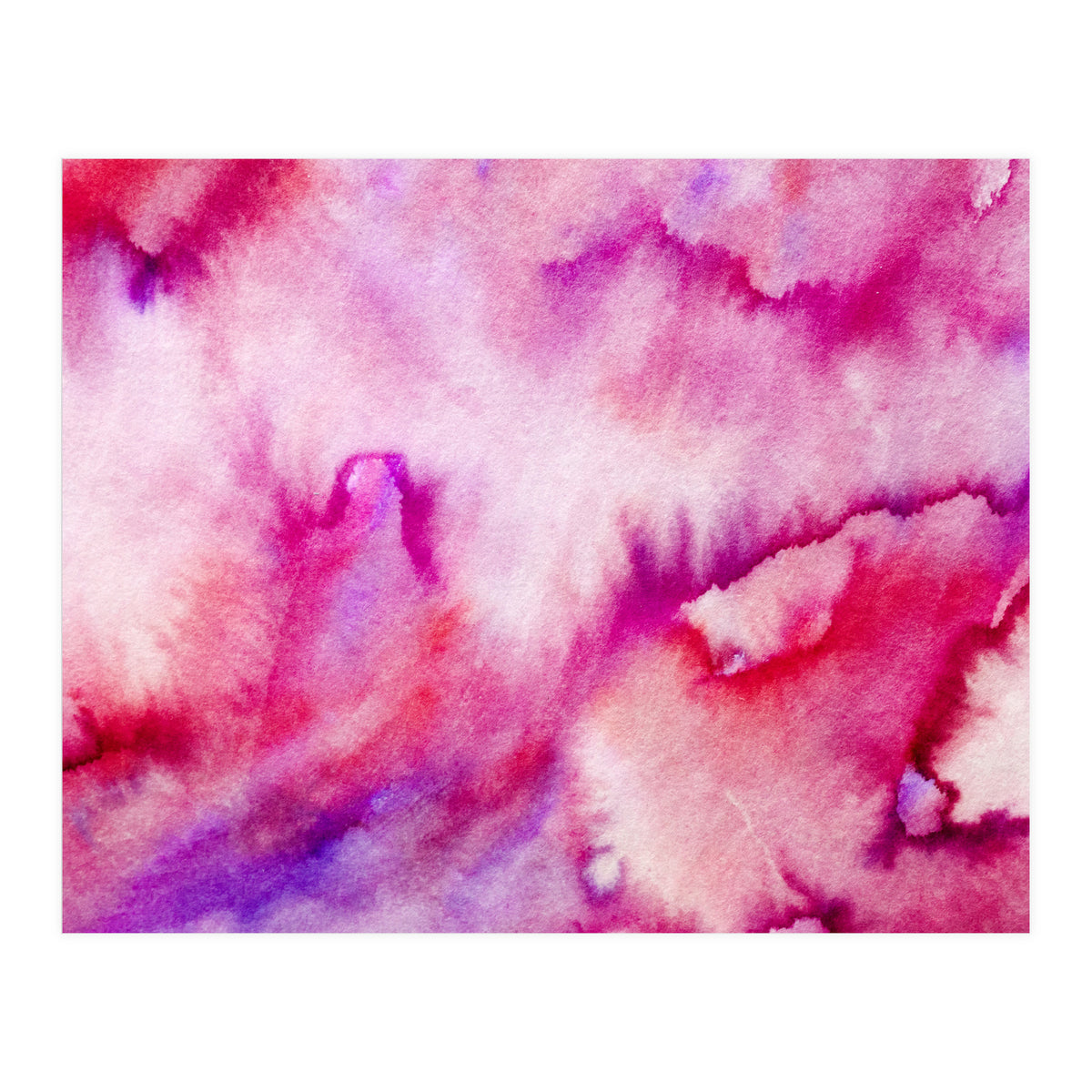 Watercolor magenta tie-dye (Print Only)