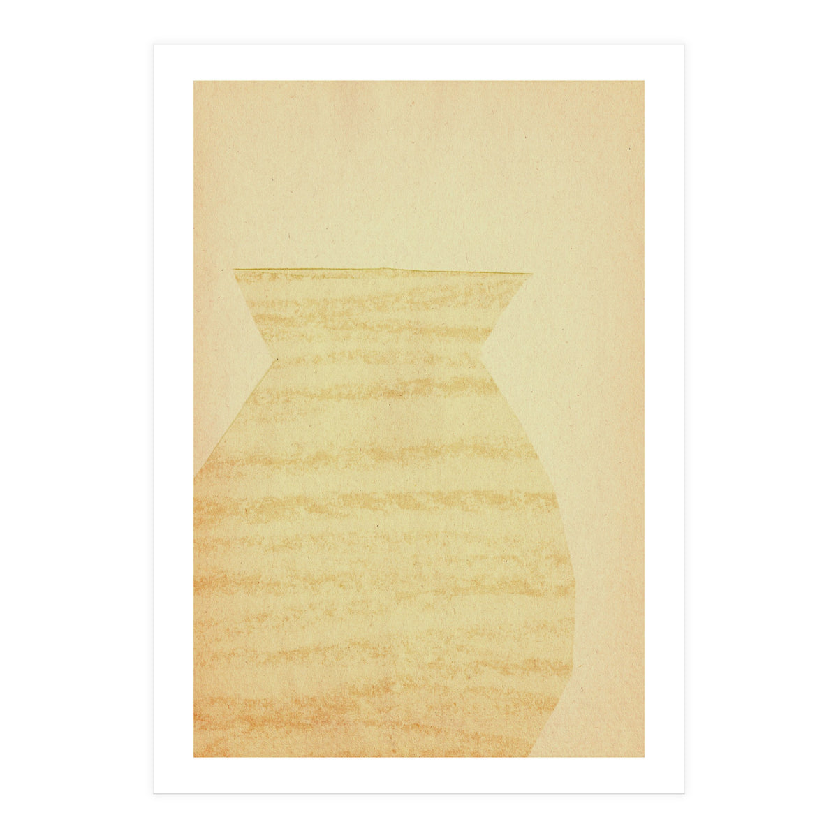 Minimalist pastel vase (Print Only)