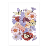 Flowers and Butterflies (Print Only) thumbnail
