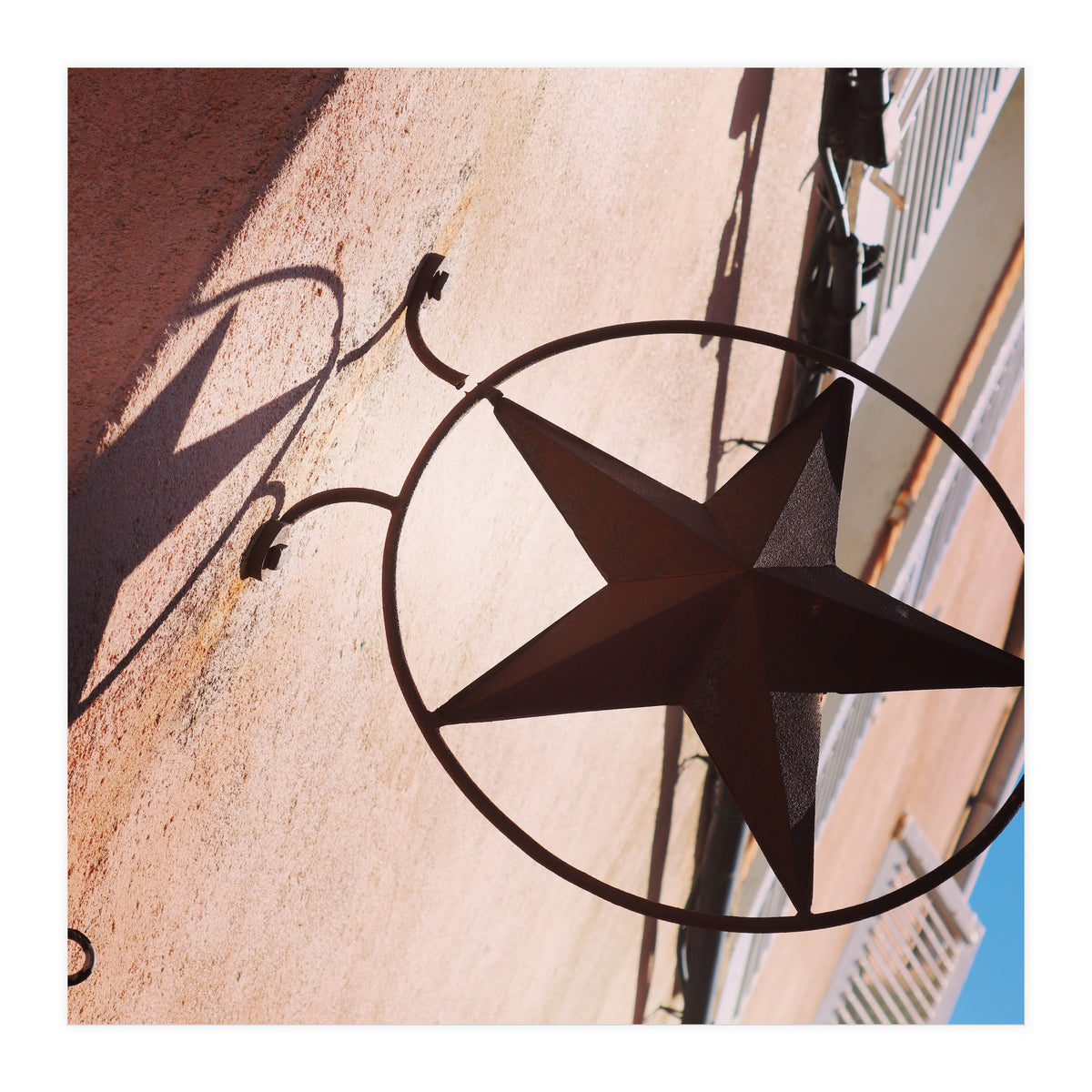 Rusty metal star (Print Only)