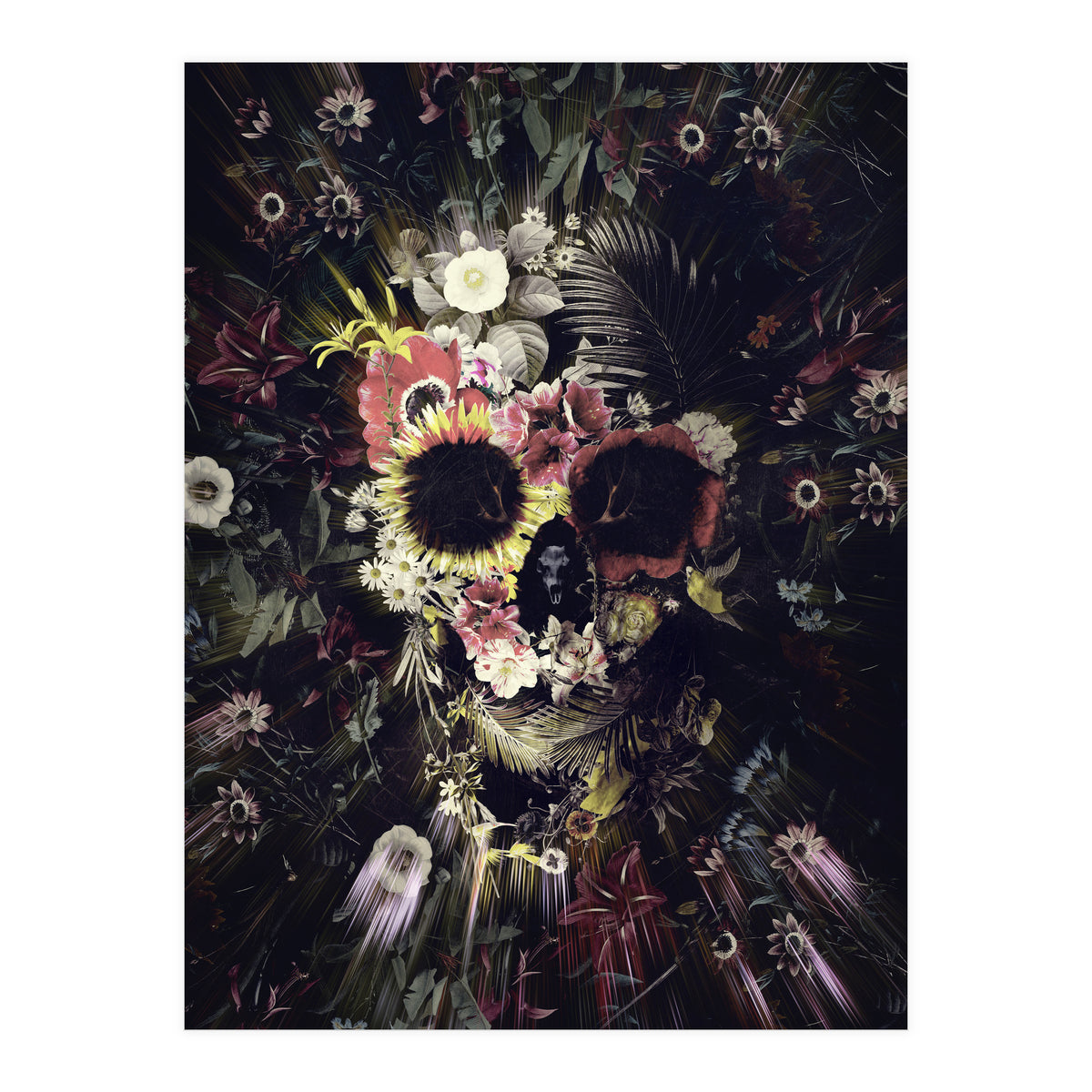 Garden Skull  (Print Only)