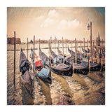 Several Gondolas boats, Colorful Italy  (Print Only) thumbnail