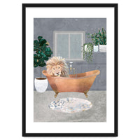 Lux Lion in a copper bath