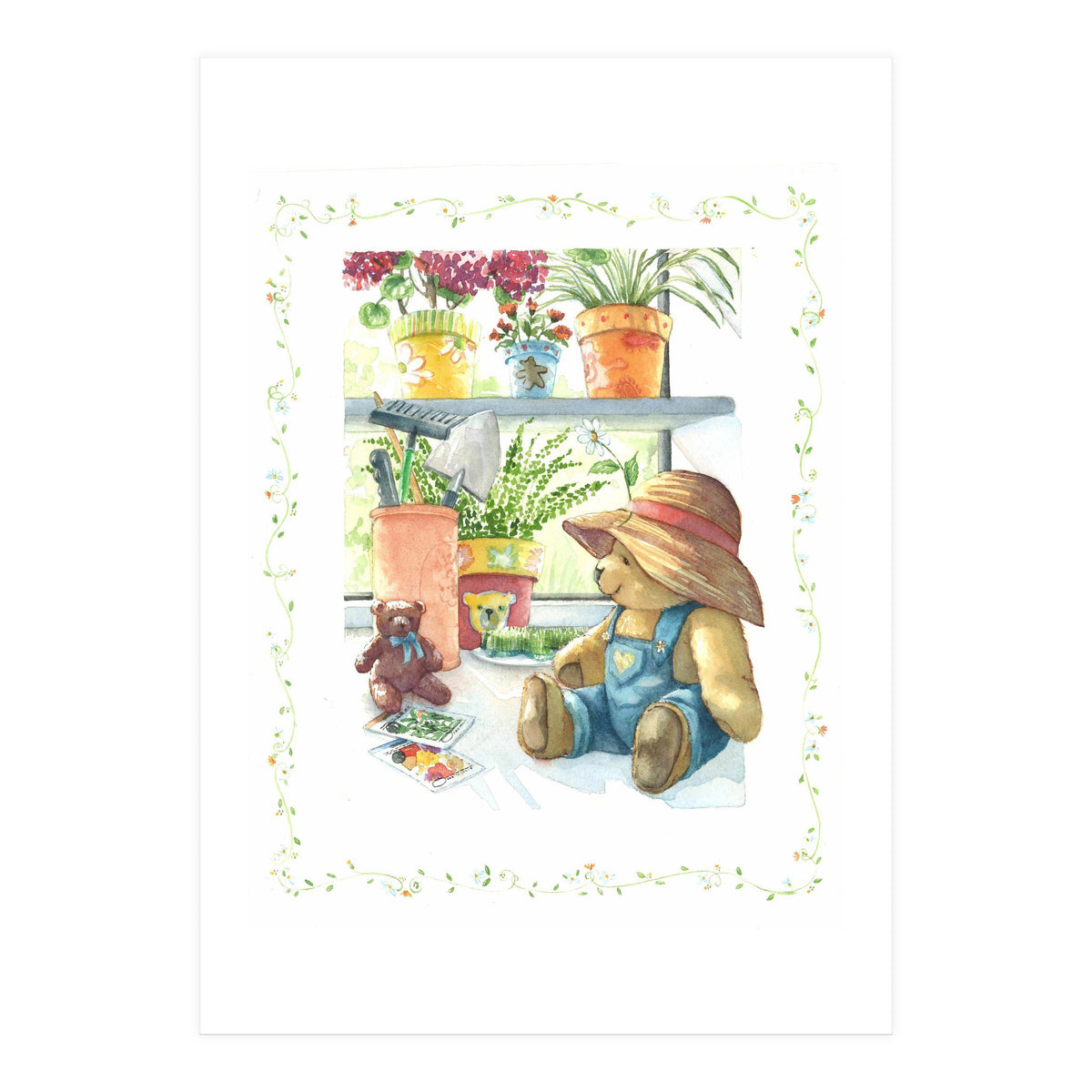 Garden Bear (Print Only)