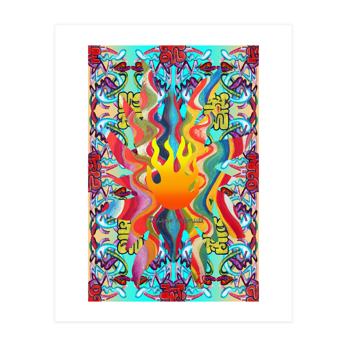 Fuego Y Graffiti 42 (Print Only)