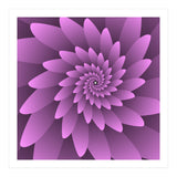 3 D Floral Modern Pink Art (Print Only) thumbnail