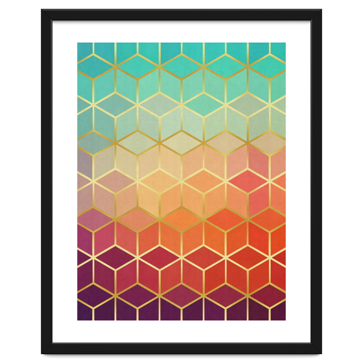 Colorful and golden pattern II