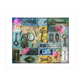 Vintage Key Collage (Print Only) thumbnail