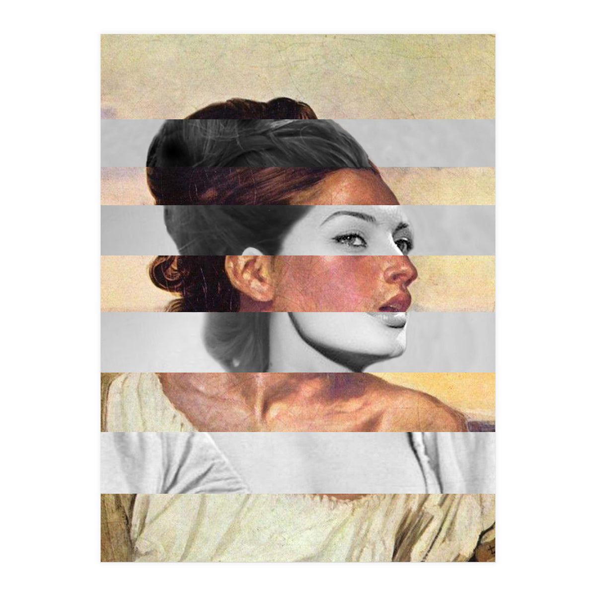 Delacroix's Orphan Girl At The Cemetery & Sophia Loren (Print Only)