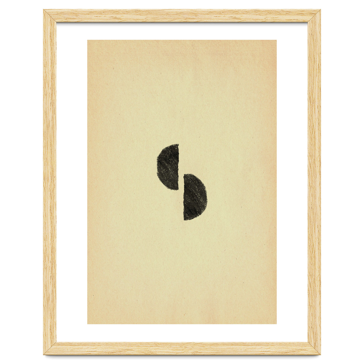 Abstract mid-century modern shapes