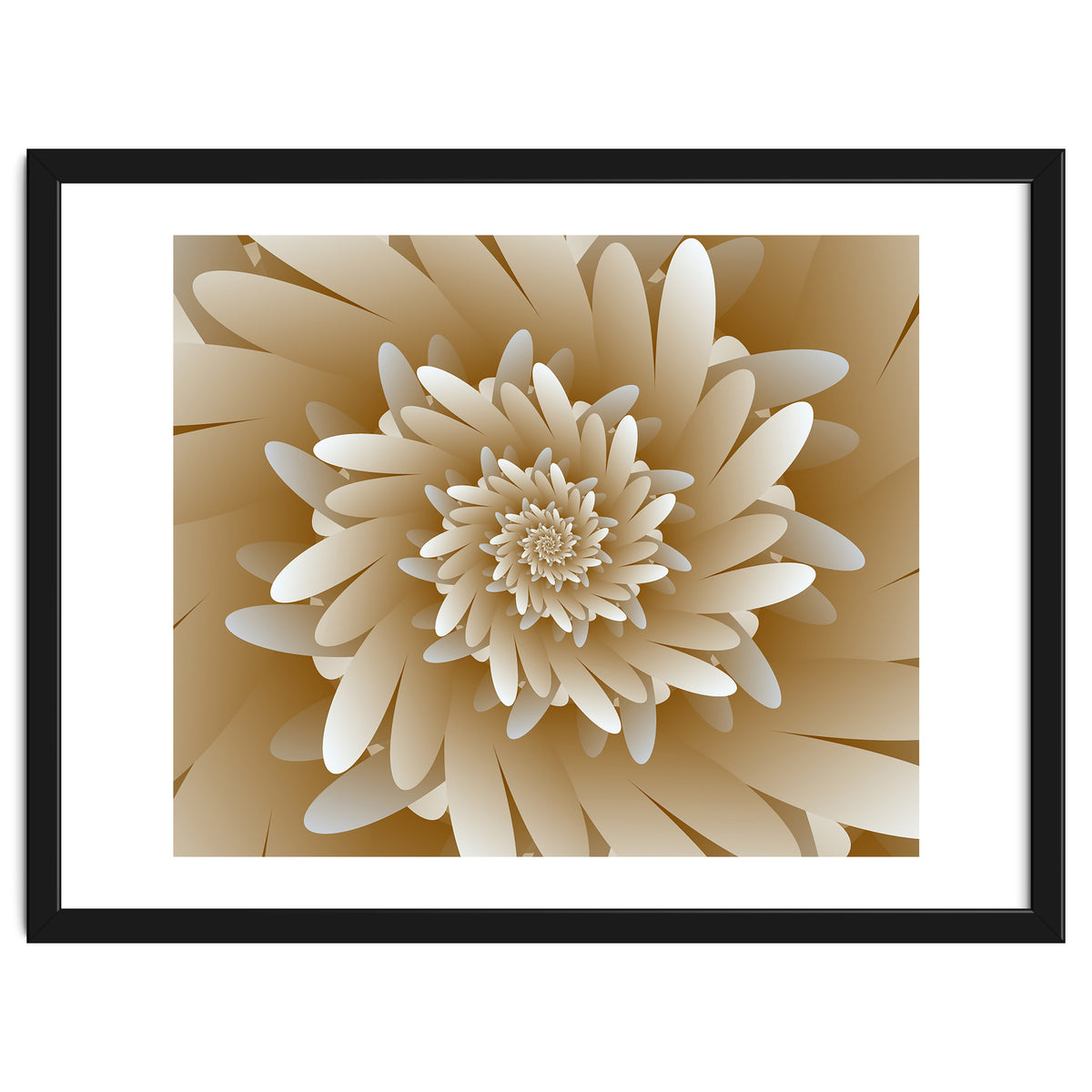 Abstract Digital Floral ART