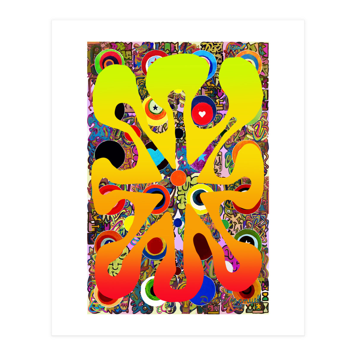 Fuego Y Graffiti 86 (Print Only)