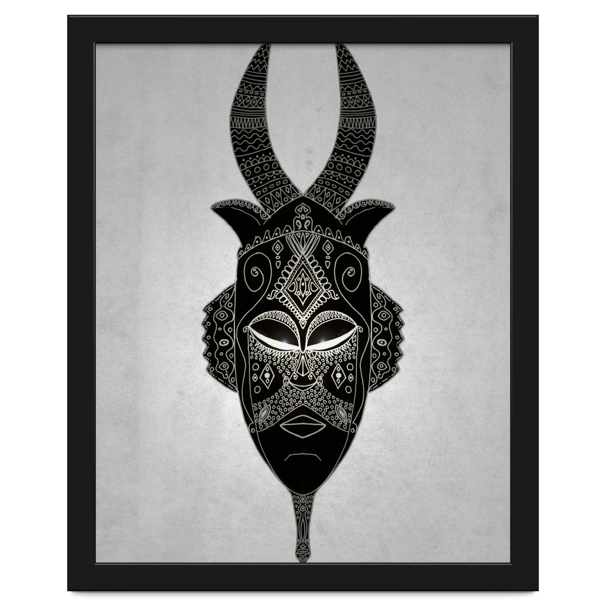 Horned Tribal Mask