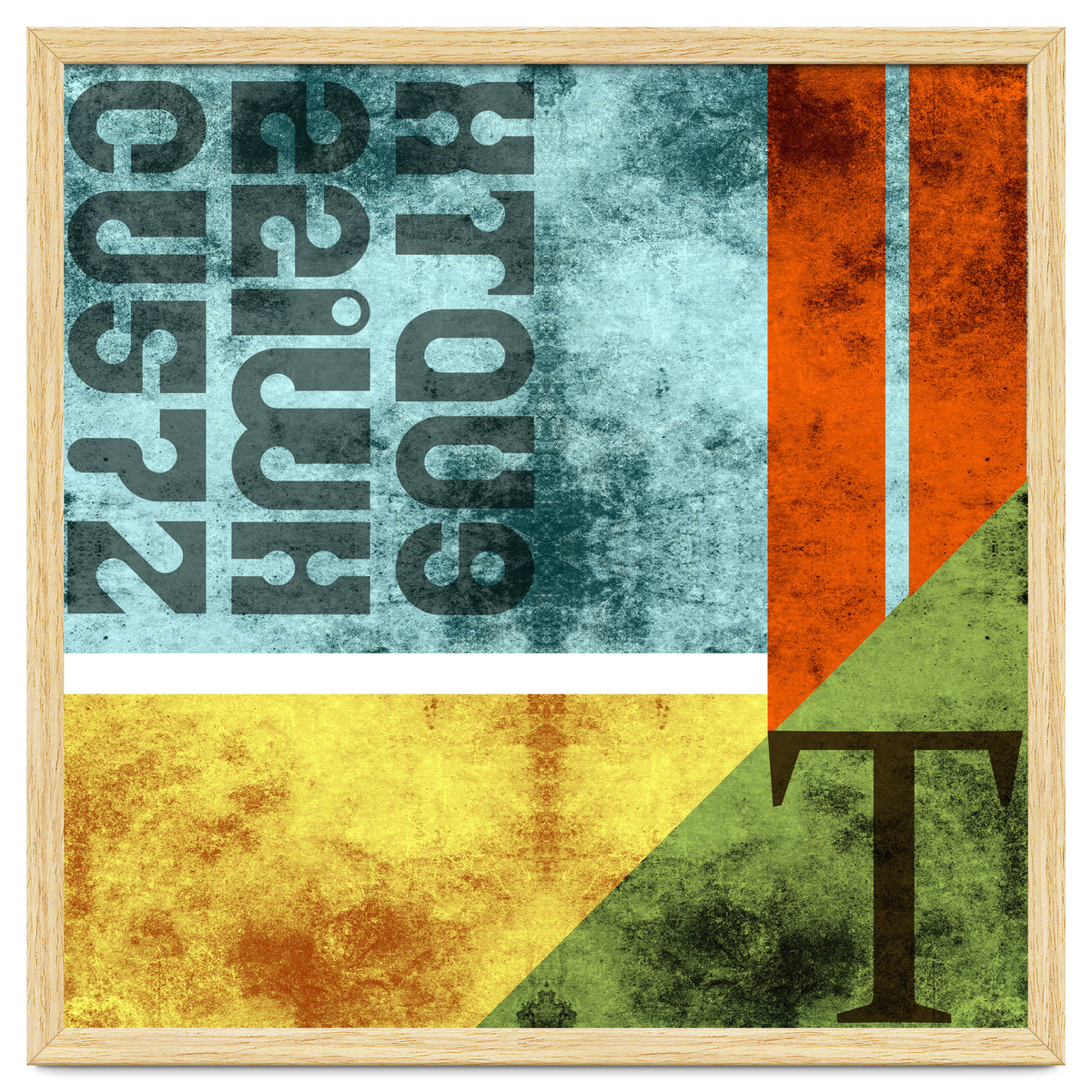 Abstract Industrial Rgby