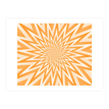 Abstract Orange Geometric Design Art (Print Only) thumbnail