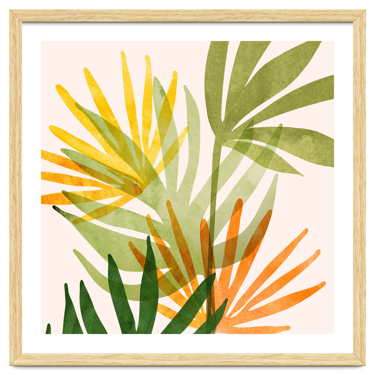 Modern Tropical Abstract Bouquet