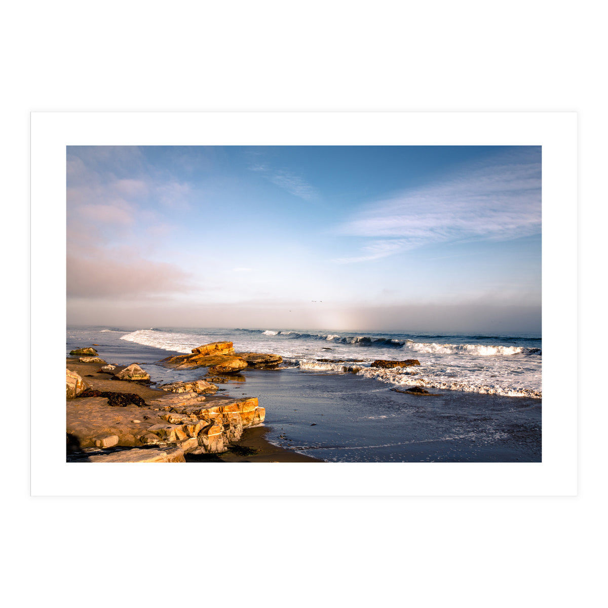 Foggy Beach (Print Only)