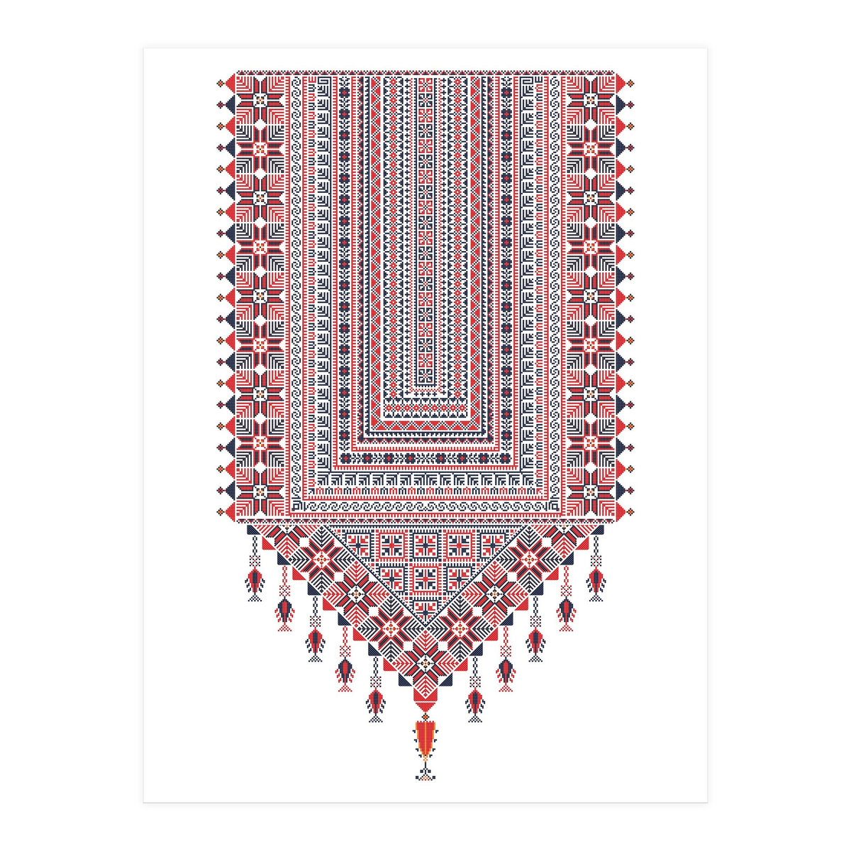 Tatreez Ornament 14 (Print Only)