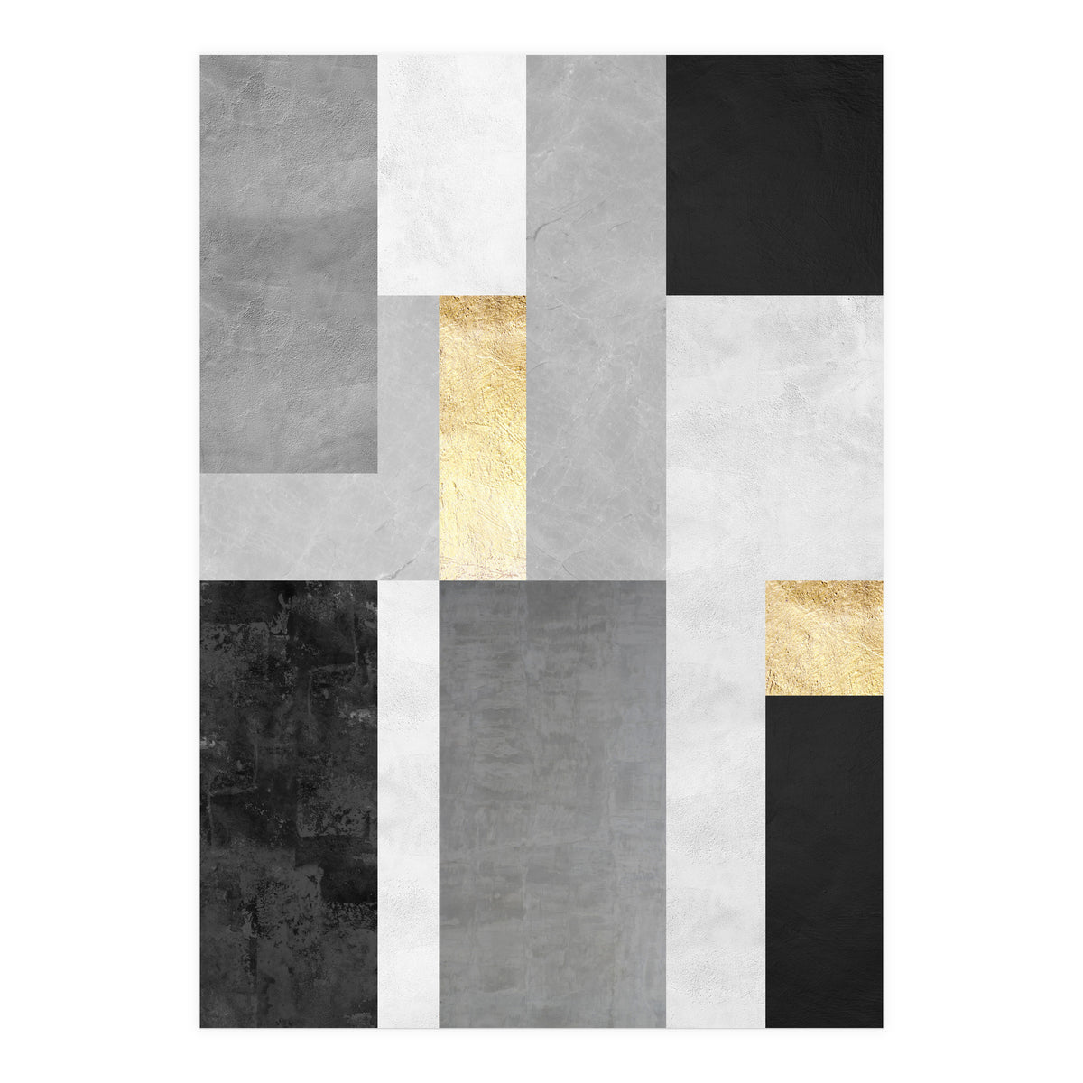 Geometric and golden II (Print Only)