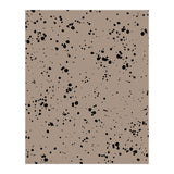 Black Paint Splatter on Dark Beige Background (Print Only) thumbnail
