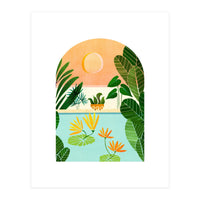 Lily Pond Landscape (Print Only)