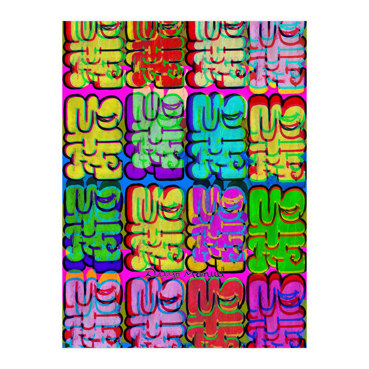 Graffitis 2021 Tapiz 122 (Print Only)