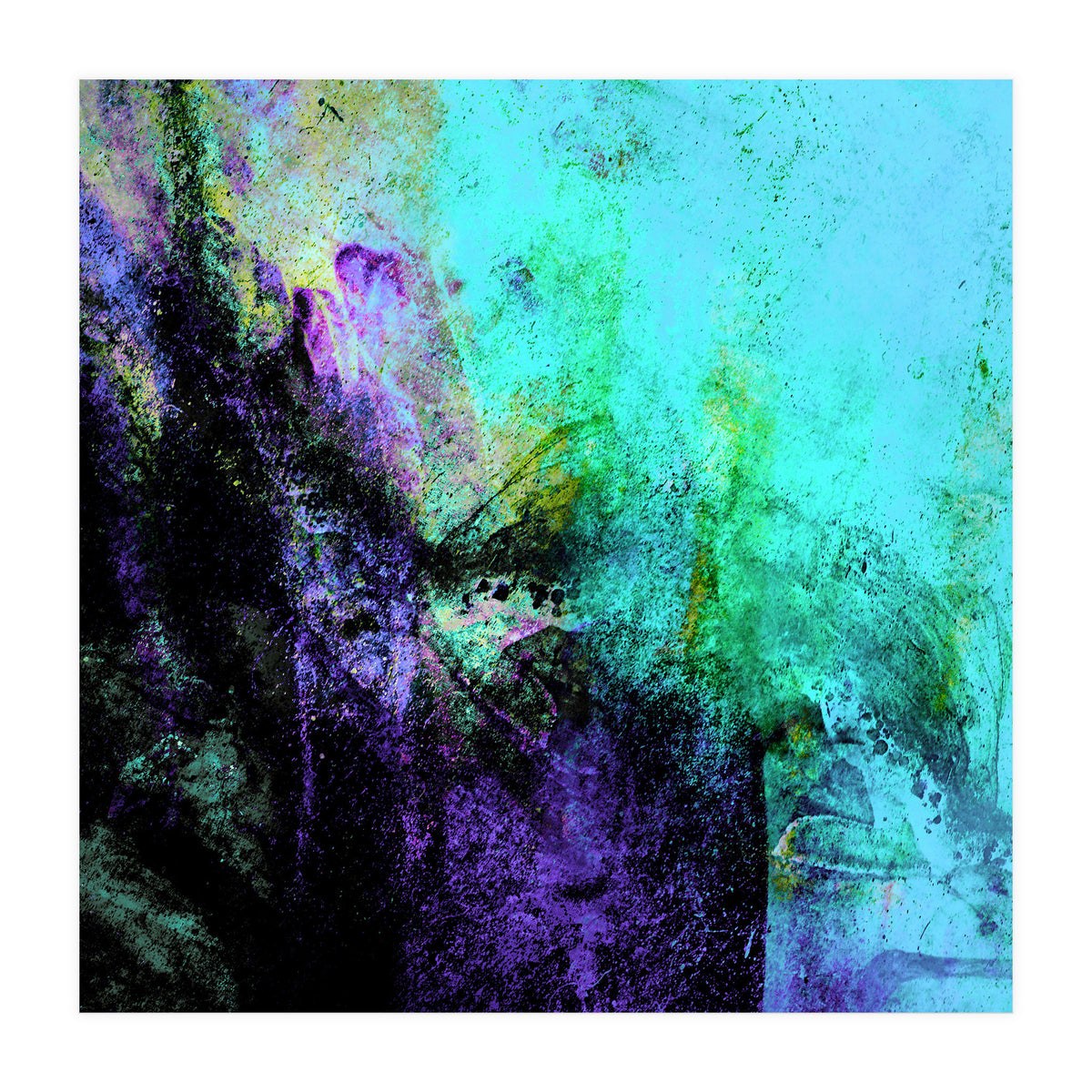 Stormy Purple Vs Black (Print Only)