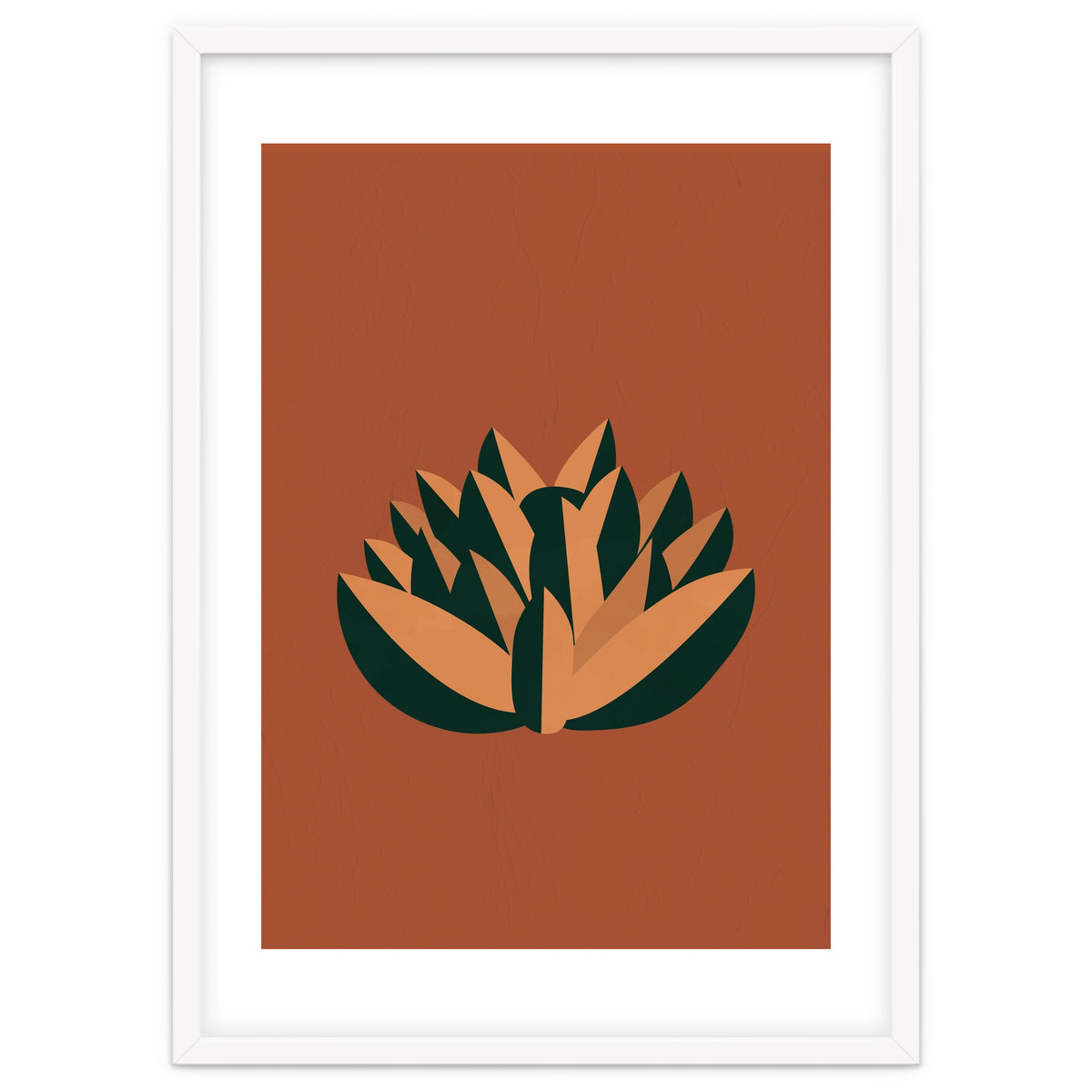 Bohemian Terracotta Flower