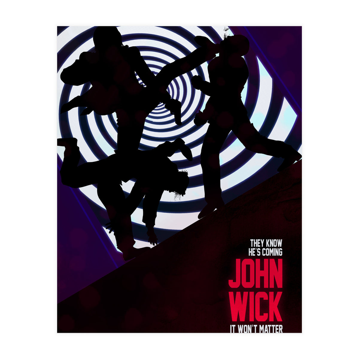 John Wick Minimal Movie Poster (Print Only)