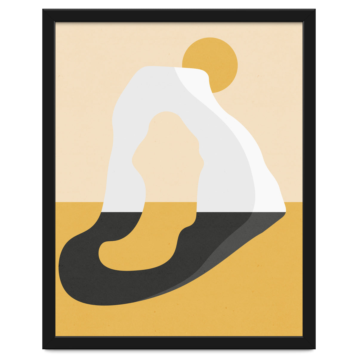 Abstract Arch - Golden Desert