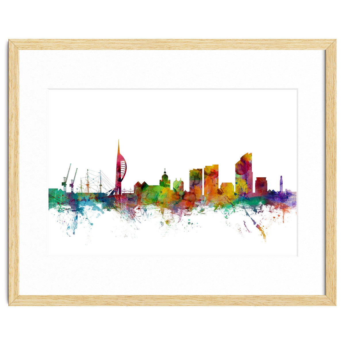 Portsmouth England Skyline