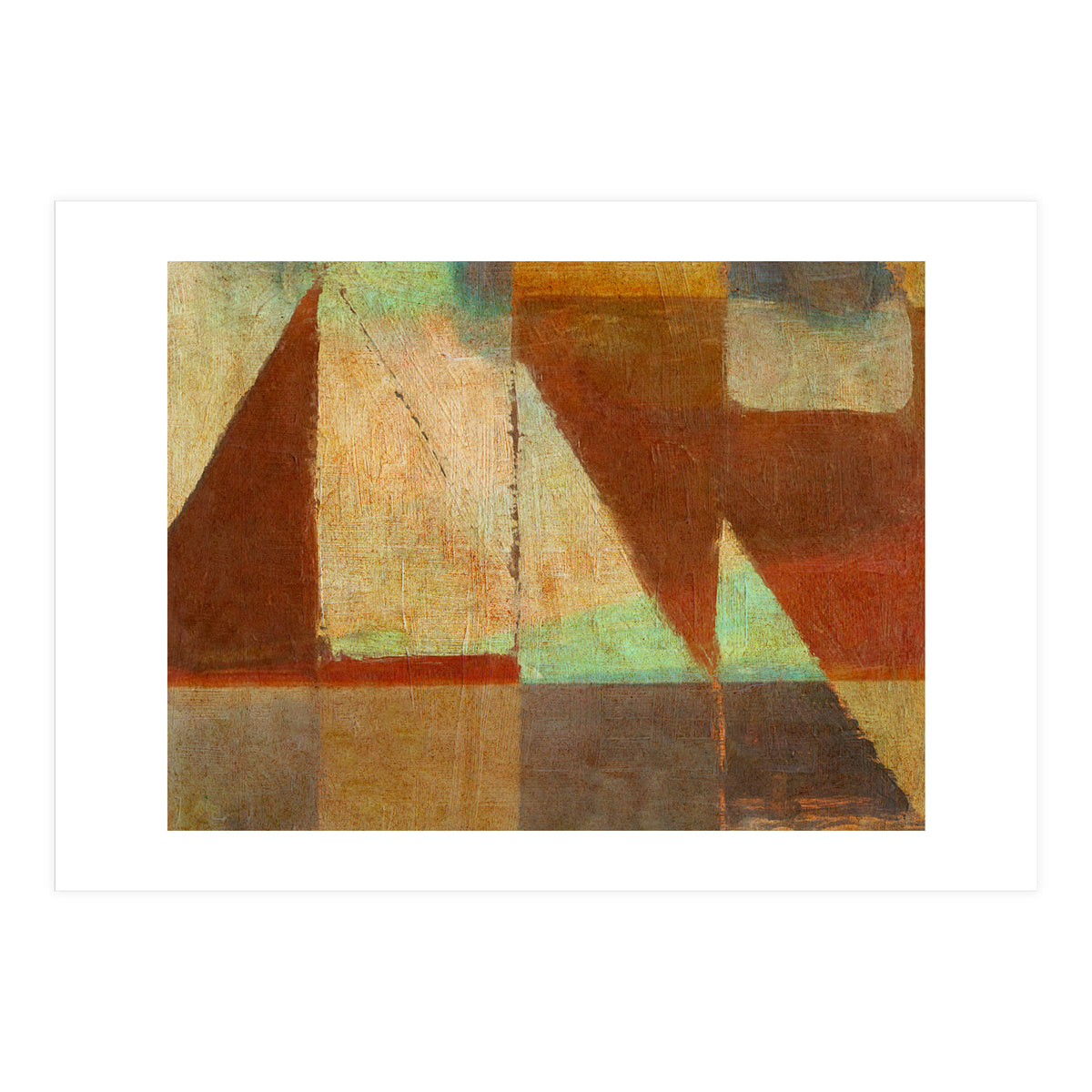 Tramonto Nel Porto (Print Only)