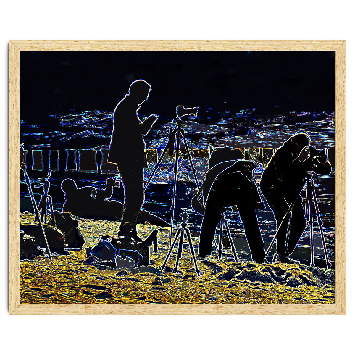 Photographers at the beach