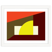 Geometric Shapes No. 9 - yellow, orange & brown