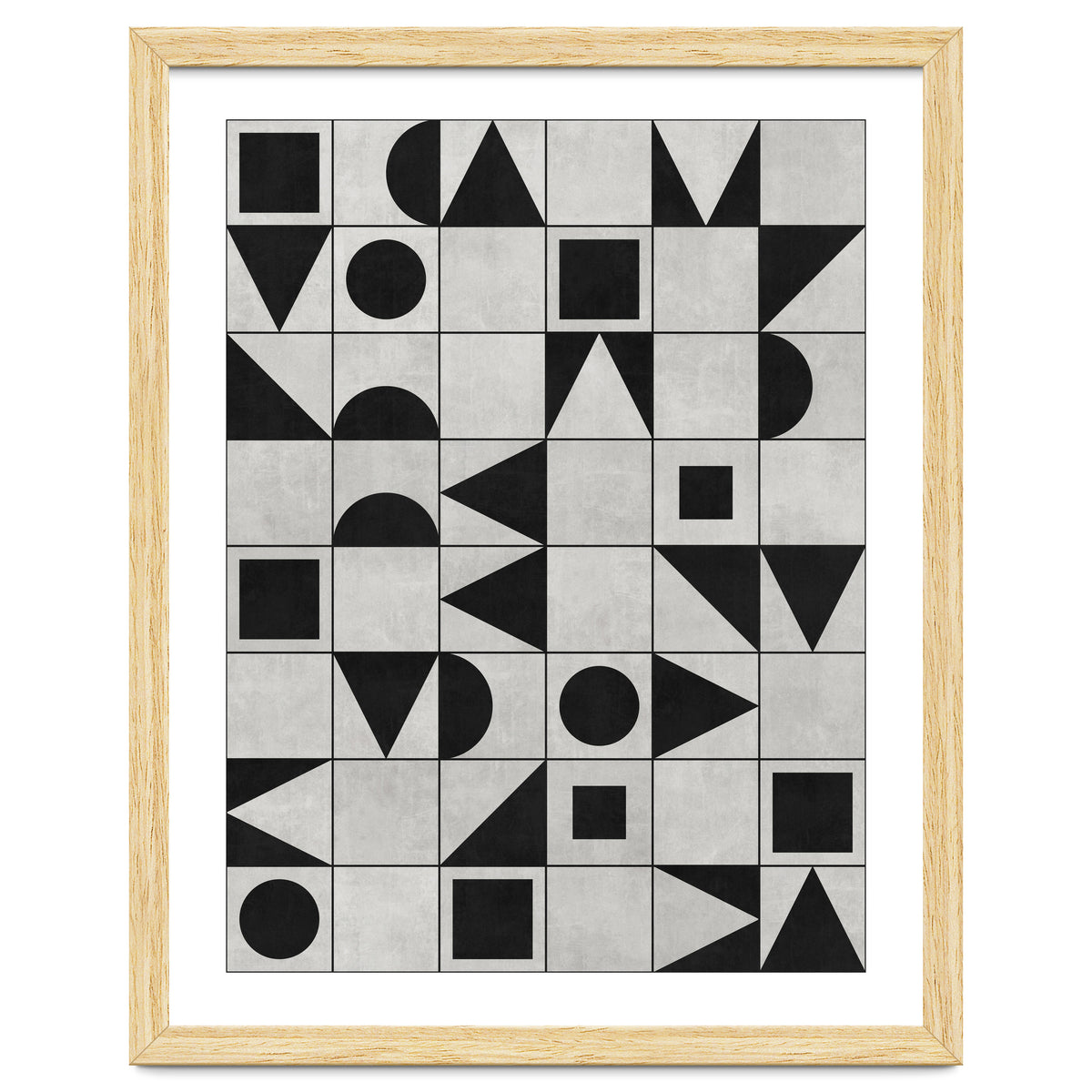 My Favorite Geometric Patterns No.12 - Grey