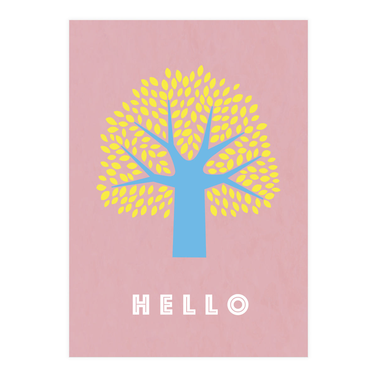 Hello - pop tree - (Print Only)